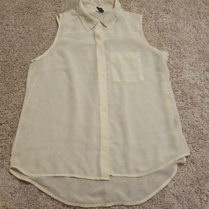 COPY - Ivory Sleeveless Sheer